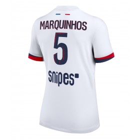 Paris Saint-Germain Marquinhos #5 Borta Kläder Dam 2025-26 Kortärmad